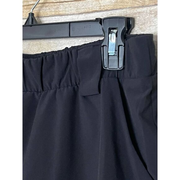 ATHLETA SKORT BLACK CASUAL EVERYDAY ABOVE KNEE TENNIS GOLF SPORTS ATHLEISURE MED - Picture 4 of 4